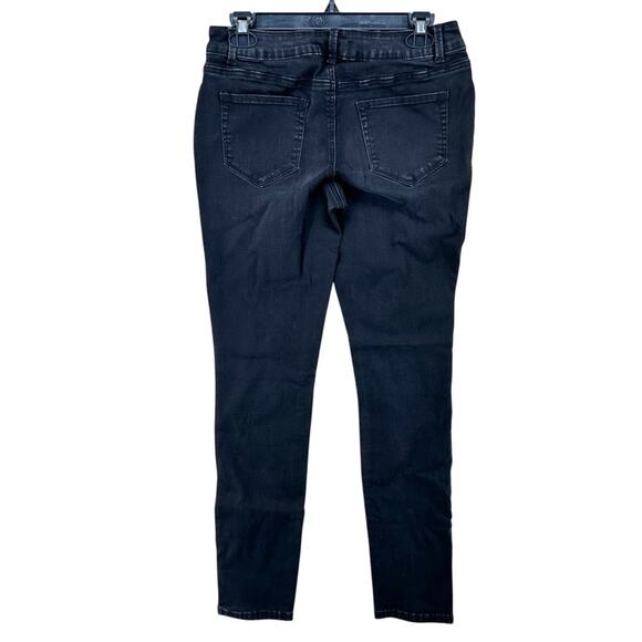 Maurices black skinny stretch jegging jeans women’s medium (8-10) - Picture 2 of 11